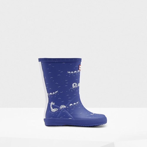 Hunter Original Classic Nessie Print Wellies (V396T) Ireland